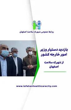 بازدید دستیار وزیر امور خارجه کشور از شهرک سلامت